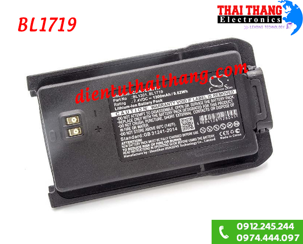Pin bộ đàm BL1719 HYT-TC508 và TC-518